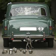 Ihre suche nach „just married auto hat leider keine treffer ergeben. Just Married Folie Weiss Aufkleber Auto Heck Deko Hochzeit Banner Brautpaar Kx055 Eur 18 99 Picclick De
