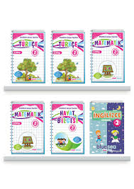 2 Sinif Tum Dersler Set Mavi Deniz Yayinlari 8015