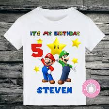 Get it as soon as tue, mar 30. Super Mario Bros Anniversaire Personnalise T Shirt Personnalise Nom Age Texte Mario Bros Birthday Super Mario Birthday Party Super Mario Bros Birthday Party