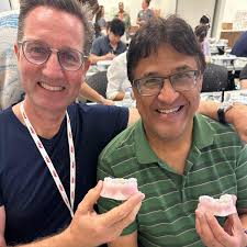 repost @nobelbiocare_president President Stefan Nilsson demonstrated his  commitment to hands-on leadership by placing his first implant in a bone  block, mentored by the esteemed Dr. Joseph Kan. This thrilling experience  coincided with