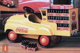 Coke Die Cast Pedal Delivery Truck Toy Pedal Cars Pedal Cars Toy Car