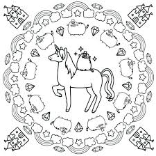 This is one of our favorite pusheen coloring pages as it features pusheen as unicorn, flying near the rain. Pusheen Coloring Pages Print Them Online For Free