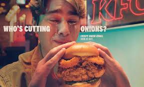 KFC welcomes onion rings with tears of joy