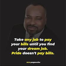 To those guys forming Big in d Street, find something doing first so ur  bills will settle till u get white collar jobs u are dreaming off.😉🙏
