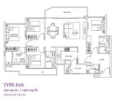 New Condo Launches New Condo 4 Bedroom Floor Plan