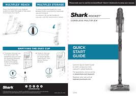 The shark rocket pro cordless stick vacuum is a lightweight machine that is very easy to operate. Shark Iz140 Quick Start Guide Manualzz