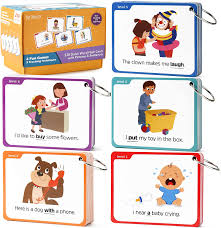 When you complete the collection you will get special advantages!) Amazon Com Joy Dynasty Sight Words Flash Cards Kindergarten With Pictures Sentences 220 Dolch Sight Word Reading Flash Card Bundle Kit Preschool Kindergarten 1st 2nd 3rd Grade Toys Games