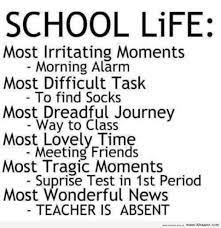 A comic says funny things; Funny Jokes Funny Quotes About School Life In English Daily Quotes