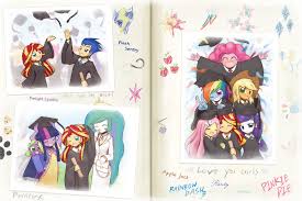 Free online my little pony games for kids. Graduation Album By Howxu My Little Pony Equestria Girls Know Your Meme