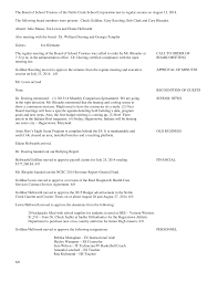 The Board of School Trustees of the Nettle Creek School Corporation met in  regular session