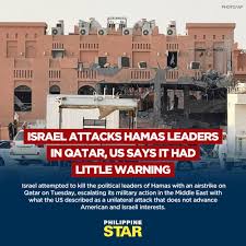 While Israel defended the attacks as being justified, Qatar said Israel was  treacherous and engaged in "state terrorism." Qatari Prime Minister Sheikh  Mohammed bin Abdulrahman al-Thani said the airstrikes threatened to derail
