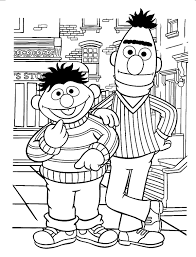 17 Bert Ernie Ideas Bert Ernie Sesame Street Coloring Pages Sesame Street