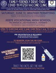 We did not find results for: City Of Framingham On Twitter Register For Framingham S Family Friendly Drive Thru Covid 19 Vaccine Clinic On Saturday June 19 Pfizer And Janssen Vaccines Will Be Available To Register Scan The Qr Code Or Visit Https T Co B4vevr5f18 Https