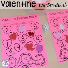 Cut the remaining in strips or squares for future art projects. Valentine S Day Themed Centers And Activities Pocket Of Preschool
