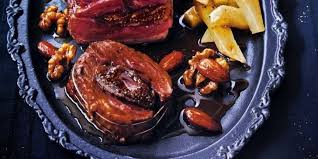 Rotis De Magrets Aux Fruits Secs Et Sirop De Balsamique Recette Recette Canard Magret De Canard Alimentation