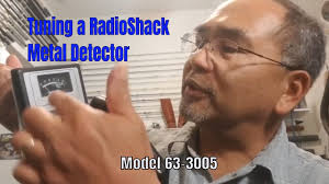 Also demonstrates the detectors ability to detect a variety of metals including gold jewellery and nuggets. Tuning Radioshack Metal Detector Model 63 3005 Youtube