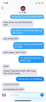 You can pull this prank on your best friend. Doing The I Wanna Ruin Our Friendship Text