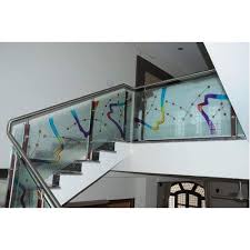 Maybe you would like to learn more about one of these? Panel Stainless Steel Colored Pvb Glass Stair Railing Rs 295 Kilogram Id 17102110655