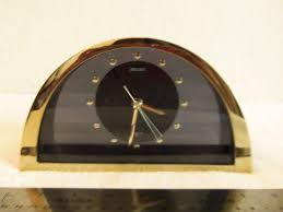 Desk clock alarm clock mantle clock clocks by coldplay clocks fall back seiko gold floating desk tabletop clocks acrylic panels. Seiko Half Moon Mantel Clock Desk Clock Shelf Clock Qqz137g 1787603365