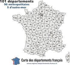 Carte vectorielle gratuite de france découpée en régions et départements. Numero De Departement Liste Et Carte Recapitulative