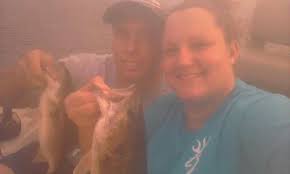 My wife is a lucky fisherwoman.