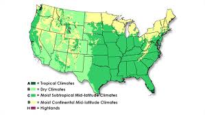 Major U S Climate Zones Pbs Learningmedia