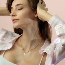 Personalized Vertical Bar Necklace: 14k Gold Plated Box Chain