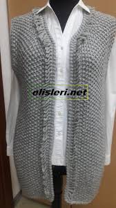Pirinc Orgu Modeli Ile Orulen Yelek Modeli El Islerimiz Yelek Orgu Hirka