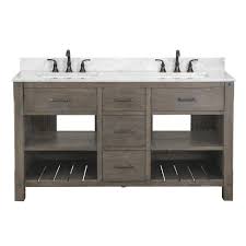 Great design is made effortless when you choose from our coordinated line of toilets, bathtubs, bathroom faucets, shower faucets, and vanities. Foremost Roberson 60 W X 21 1 2 D Dark Oak Bathroom Vanity Cabinet At Menards