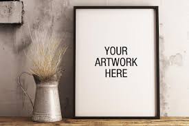 Free Premium Frame Mockup Industrial Style In 2020 Frame Mockup Free Poster Mockup Poster Mockup Psd