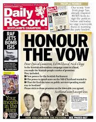 Последние твиты от daily record (@dailyrecord). In Pictures Daily Record Set Agenda On Politics Daily Record