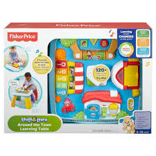 Fisher Price Laugh And Learn Around The Town Learning Table Fisher Price Learning Fisher