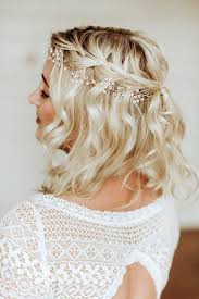 33 Stylish Wedding Hairstyles With Hair Down Short Wedding Hair Bride Hairstyles Bridal Hair Inspiration