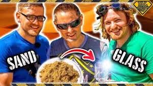 Hold the glass with one hand, and start sanding the inner edges with the sander. How To Turn Sand Into Glass Melting Sand Into Glass Tkor Shows You How To Make Glass Youtube
