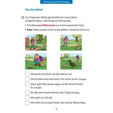 Überlege dir bei bild eins genau: Satz Der Woche 2 Klasse
