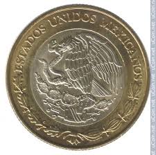 The dollar sign $ is used to designate pesos, which can be confusing to tourists who may be unsure whether prices are quoted in dollars or pesos (this symbol was used in mexico to designate pesos before it was used in the united states). 10 Pesos 1997 Mexico Coin Value Ucoin Net