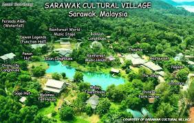 It is open at 9:am. Sarawak Cultural Village Kuching Backpacking Malaysia