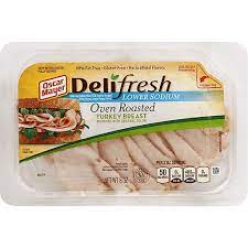 You can roast a turkey. Oscar Mayer Deli Fresh Lower Sodium Oven Roasted Turkey Breast Lunch Meat Turkey Schulte S Fresh Foods