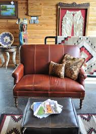Rustic Leather Settee At Anteks Furniture Store In Dallas Leather Living Room Furniture Rustic Country Furniture Rustic Furniture Stores