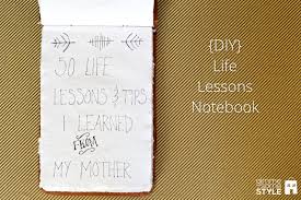 We are celebrating her 50th birthday with friends and family in attendance. Diy Life Lessons Notebook Gimme Some Style