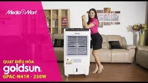 Quạt điều hòa cũng không phun hơi sương thẫm nước trong không khí như quạt phun sương, do đó sẽ không gây ra các bệnh lý không được tốt cho hệ hô hấp. Quáº¡t Ä'iá»u Hoa Goldsun Gpac N41r Mat Tá»« Ä'áº§u Ä'áº¿n Chan Youtube