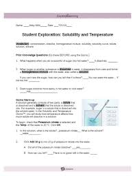 Solubility tempterature lab gizmo : Solubility Tempterature Lab Gizmo 12solubi Experiment 12 Effect Of Temperature On On The Simulation Pane Select Copper