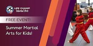 Summer Martial Arts for Kids