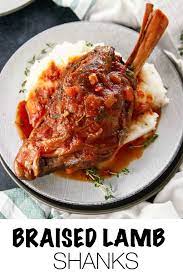 Red Wine Braised Lamb Shanks The Brooklyn Cook Recipe Braised Lamb Shanks Braised Lamb Lamb Shank Recipe