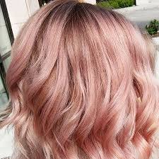 The tones have a nice underlying pigment of peach and blush pink hair color, which gives it a nice. Rose Gold Blonde Ombre Short Hair What S New