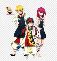 Recent adventure of sinbad chapter night 135: Anime Magi The Labyrinth Of Magic Aladdin Judal Sinbad Anime Manga Fictional Character Cartoon Png Pngwing