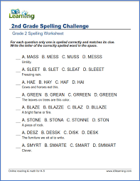 Second Grade Spelling Worksheets K5 Learning For Challenge Math Geometry Two Step Volume K5 Learning Worksheets Year 7 English Worksheets With Answers English Worksheets Antonyms Worksheet Math It Game Life Skills Grade
