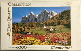 When the puzzle with a missing piece became the symbol for autism, a more perfect representation could not have been made. 6000 Clementoni Dolomites Rare Puzzles