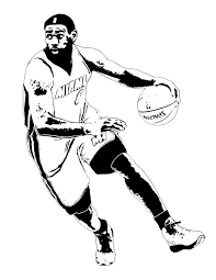 Nba coloring pages lebron james. Basketball Coloring Pages Lebron James Coloring And Drawing