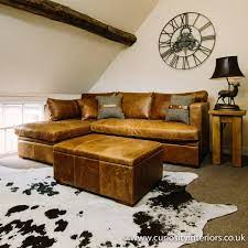 Enjoy free shipping on most stuff, even big stuff. Leather Corner Sofa Vintage Leather Sofa Curiosity Interiors